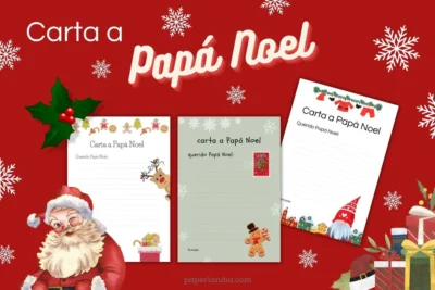distintos modelos de cartas para papá noel